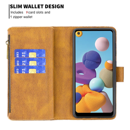 Flying Butterfly Embossing Pattern Zipper Horizontal Flip Leather Case with Holder & Card Slots & Wallet, For Samsung Galaxy A21, For Samsung Galaxy A31, For Samsung Galaxy A32 5G, For Samsung Galaxy A41, For Samsung Galaxy A42