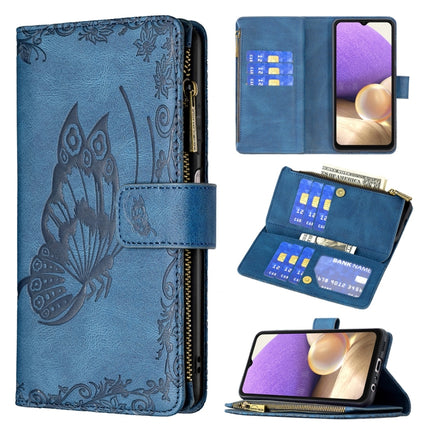 Flying Butterfly Embossing Pattern Zipper Horizontal Flip Leather Case with Holder & Card Slots & Wallet, For Samsung Galaxy A21, For Samsung Galaxy A31, For Samsung Galaxy A32 5G, For Samsung Galaxy A41, For Samsung Galaxy A42