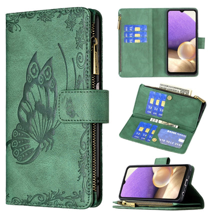 Flying Butterfly Embossing Pattern Zipper Horizontal Flip Leather Case with Holder & Card Slots & Wallet, For Samsung Galaxy A21, For Samsung Galaxy A31, For Samsung Galaxy A32 5G, For Samsung Galaxy A41, For Samsung Galaxy A42