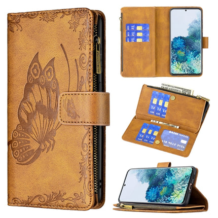 Flying Butterfly Embossing Pattern Zipper Horizontal Flip Leather Case with Holder & Card Slots & Wallet, For Samsung Galaxy A51 4G, For Samsung Galaxy A52 4G / 5G, For Samsung Galaxy A71 4G, For Samsung Galaxy A72 4G / 5G, For Samsung Galaxy S20
