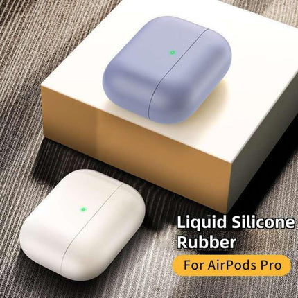 For Apple AirPods Pro Ultra-thin Liquid Silicone Wireless Earphone Protective Case