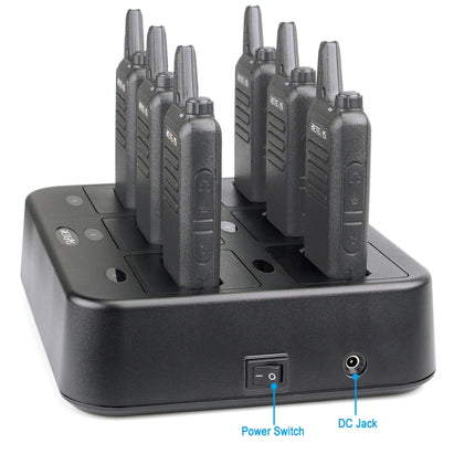 RETEVIS RTC22 Multi-function Six-Way Walkie Talkie Charger for Retevis RT22,, RTC22 EU Plug, RTC22 US Plug