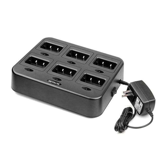 RETEVIS RTC27 Multi-function Six-Way Walkie Talkie Charger for Retevis RT27,, RTC27 EU Plug, RTC27 US Plug