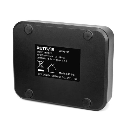 RETEVIS RTC27 Multi-function Six-Way Walkie Talkie Charger for Retevis RT27,, RTC27 US Plug, RTC27 EU Plug