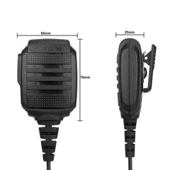 RETEVIS RS-114 IP54 Waterproof 2 Pin Speaker Microphone for H777/RT21/RT27, RS-114