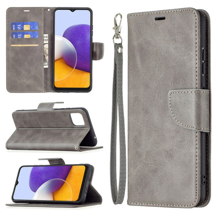 Retro Lambskin Texture Pure Color Horizontal Flip PU Leather Case with Holder & Card Slots & Wallet & Lanyard, For Samsung Galaxy A22 5G, For Samsung Galaxy A82 5G