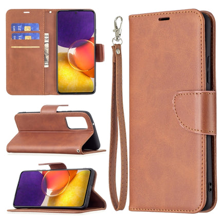 Retro Lambskin Texture Pure Color Horizontal Flip PU Leather Case with Holder & Card Slots & Wallet & Lanyard, For Samsung Galaxy A22 5G, For Samsung Galaxy A82 5G