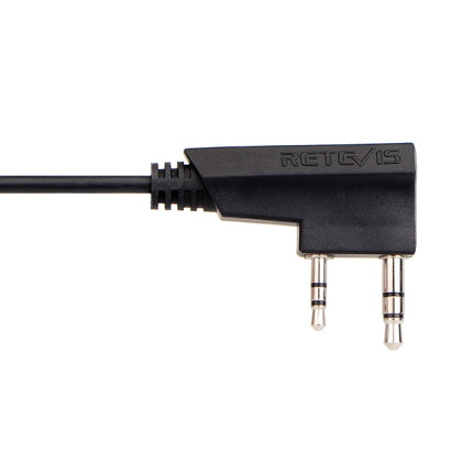 RETEVIS TCK01 Kenwood 2-poliges auf 3,5-mm-Buchse-Mobiltelefon-Audio-Kopfhörer-Übertragungskabel für RT21/RT22/RT24/RT7/RT27/H777, TCK01