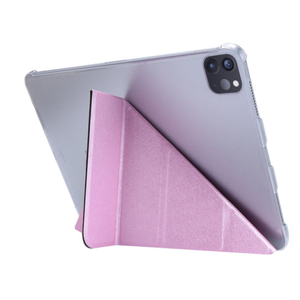 Seidentextur Horizontale Verformung Flip Ledertasche mit Halter, für iPad Air 13 2024 / iPad Pro 12.9 2022 / 2021, für iPad Pro 11 2022 / 2021