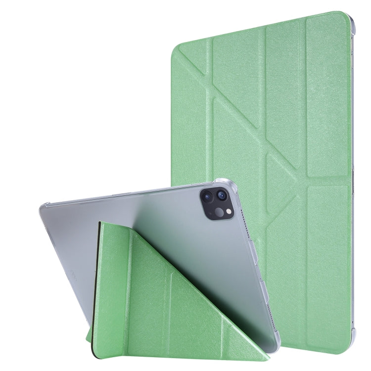 Seidentextur Horizontale Verformung Flip Ledertasche mit Halter, für iPad Air 13 2024 / iPad Pro 12.9 2022 / 2021, für iPad Pro 11 2022 / 2021