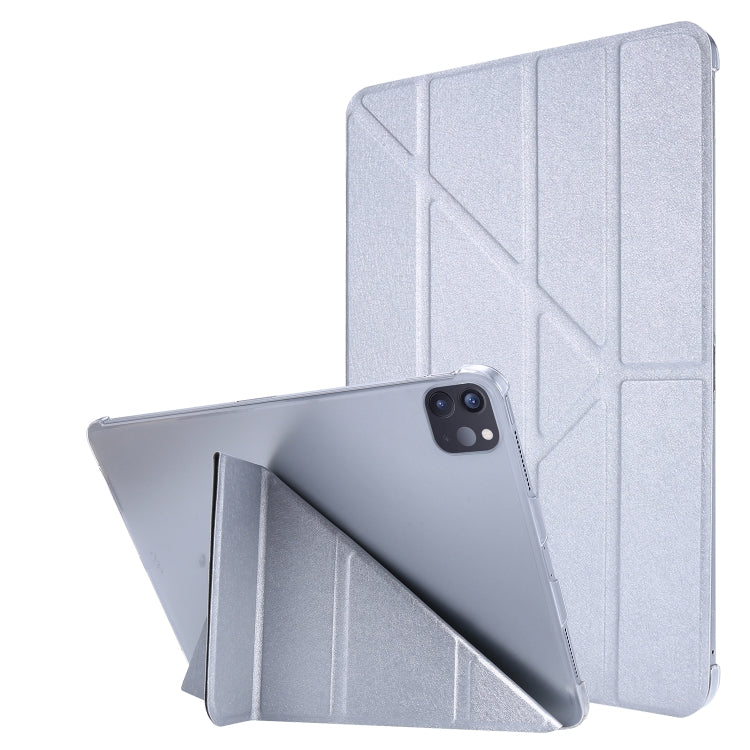 Seidentextur Horizontale Verformung Flip Ledertasche mit Halter, für iPad Air 13 2024 / iPad Pro 12.9 2022 / 2021, für iPad Pro 11 2022 / 2021