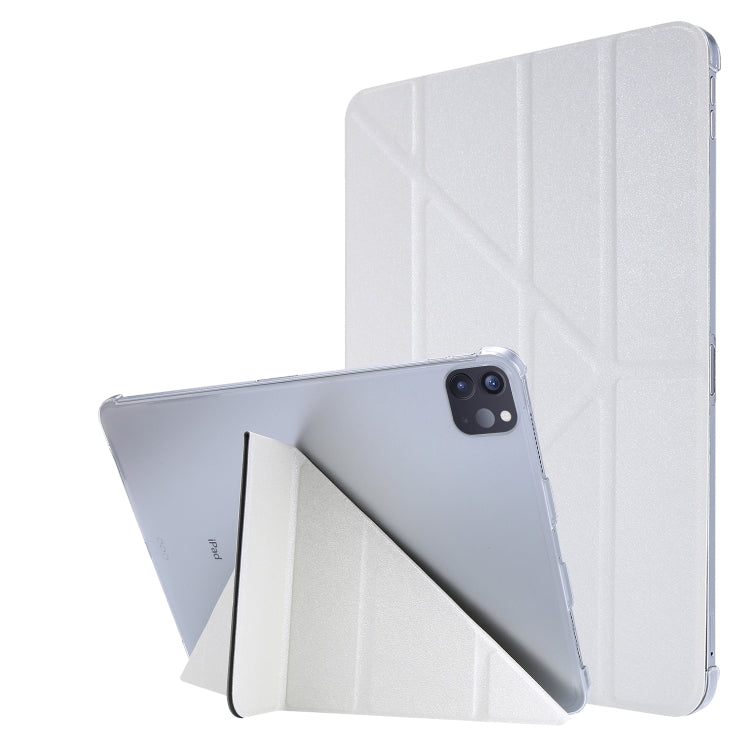 Seidentextur Horizontale Verformung Flip Ledertasche mit Halter, für iPad Air 13 2024 / iPad Pro 12.9 2022 / 2021, für iPad Pro 11 2022 / 2021