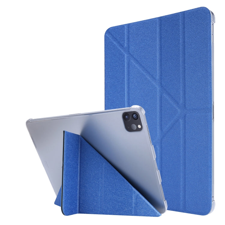 Seidentextur Horizontale Verformung Flip Ledertasche mit Halter, für iPad Air 13 2024 / iPad Pro 12.9 2022 / 2021, für iPad Pro 11 2022 / 2021