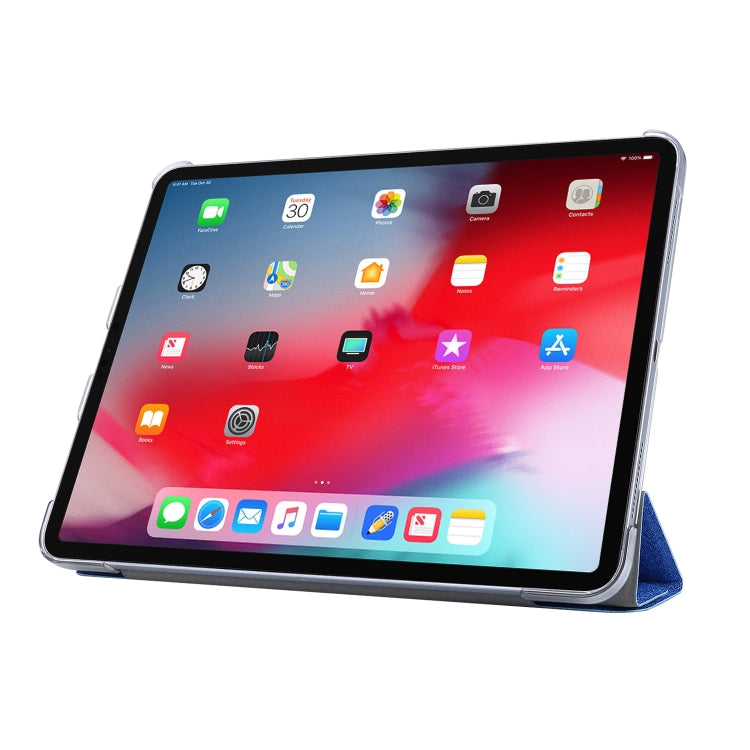 Seidentextur Horizontale Verformung Flip Ledertasche mit Halter, für iPad Air 13 2024 / iPad Pro 12.9 2022 / 2021, für iPad Pro 11 2022 / 2021
