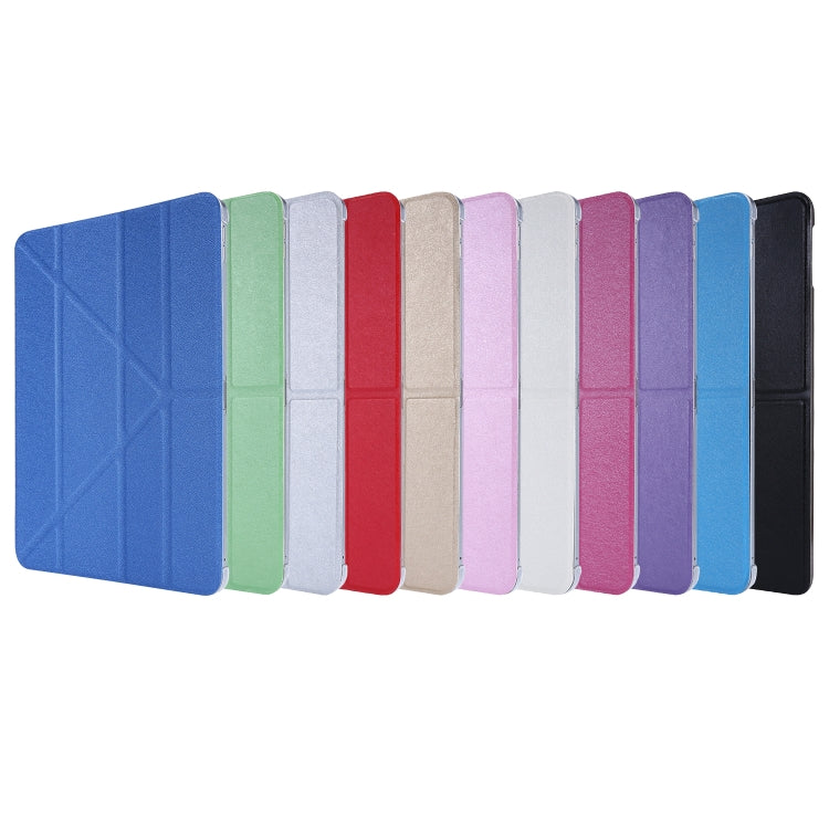Seidentextur Horizontale Verformung Flip Ledertasche mit Halter, für iPad Air 13 2024 / iPad Pro 12.9 2022 / 2021, für iPad Pro 11 2022 / 2021