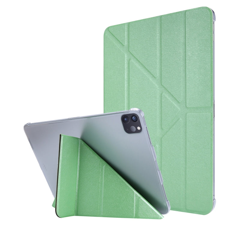 Seidentextur Horizontale Verformung Flip Ledertasche mit Halter, für iPad Air 13 2024 / iPad Pro 12.9 2022 / 2021, für iPad Pro 11 2022 / 2021