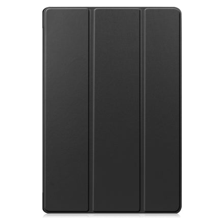 Custer Texture Horizontal Flip Leather Case with Three-folding Holder & Sleep / Wake-up Function, For Samsung Galaxy Tab S7 Lite T730 / T735