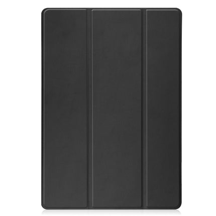 Custer Pattern Pure Color TPU Smart Tablet Holster with Sleep Function & 3-Fold Holder & Pen Slot, For Samsung Galaxy Tab S7 Lite T730 / T735