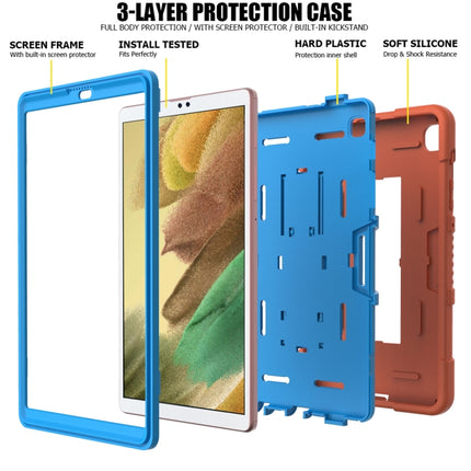Contrast Color Robot Shockproof Silicone + PC Protective Case with Holder, For Samsung Galaxy Tab A7 Lite T220 / T225