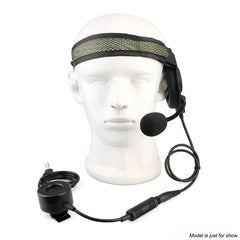 RETEVIS EH060K 2 Pin PPT Waterproof Tactical Military Headphone Microphone, EH060K