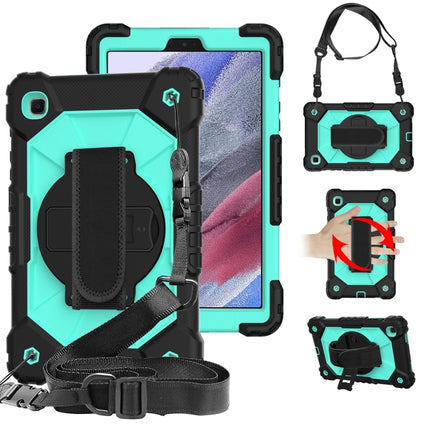 Contrast Color Robot Shockproof Silicon + PC Protective Case with Holder & Shoulder Strap, For Samsung Galaxy Tab A7 Lite T220 / T225