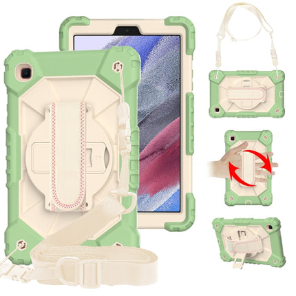 Contrast Color Robot Shockproof Silicon + PC Protective Case with Holder & Shoulder Strap, For Samsung Galaxy Tab A7 Lite T220 / T225