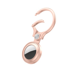Shockproof Anti-scratch Full Metal Case Cover with Keychain Ring Loop, For AirTag