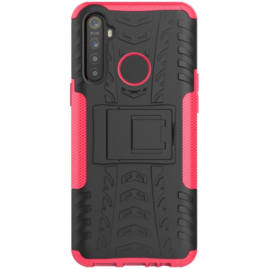 Funda a prueba de golpes de TPU + PC con textura de neumático y soporte, para OPPO Realme 5, para OPPO RENO 2, para iPad 10.2