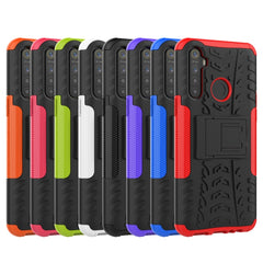 Tire Texture TPU + PC Shockproof Case with Holder, For OPPO Realme 5, For OPPO RENO 2, For iPad 10.2