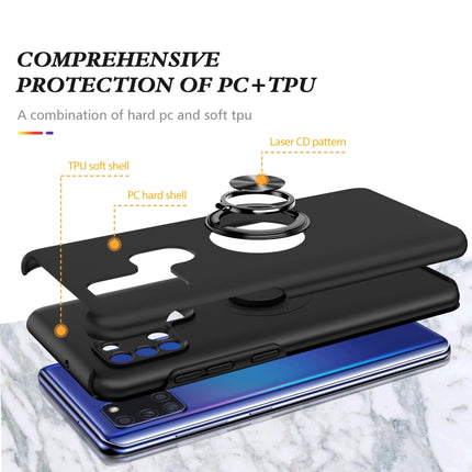 PC + TPU Shockproof Magnetic Protective Case with Invisible Ring Holder, For Samsung Galaxy A21s, For Samsung Galaxy A01 Core