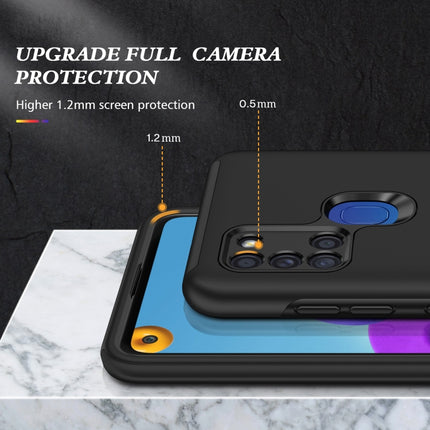 PC + TPU Shockproof Magnetic Protective Case with Invisible Ring Holder, For Samsung Galaxy A21s, For Samsung Galaxy A01 Core