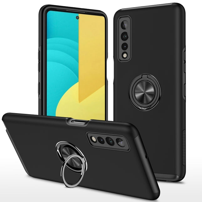 PC + TPU Shockproof Magnetic Protective Case with Invisible Ring Holder, For LG Stylo 7 5G, For Motorola Moto G9 Power, For vivo Y31, For Xiaomi Poco M3, For Xiaomi Redmi Note9 4G