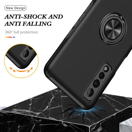 PC + TPU Shockproof Magnetic Protective Case with Invisible Ring Holder, For LG Stylo 7 5G, For Motorola Moto G9 Power, For vivo Y31, For Xiaomi Poco M3, For Xiaomi Redmi Note9 4G