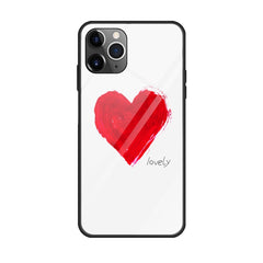 Colorful Painted Glass Case, For iPhone 11
