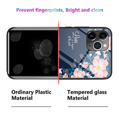 Colorful Painted Glass Case, For iPhone 11, For iPhone 11 Pro