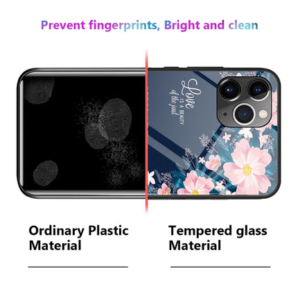 Colorful Painted Glass Case, For iPhone 11 Pro