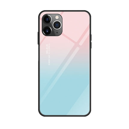 Colorful Painted Glass Case, For iPhone 11 Pro