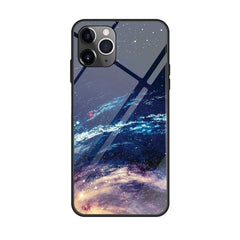 Colorful Painted Glass Case, For iPhone 11, For iPhone 11 Pro