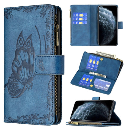 Flying Butterfly Embossing Pattern Zipper Horizontal Flip Leather Case with Holder & Card Slots & Wallet, For iPhone 8 / 7, For iPhone 8 Plus / 7 Plus, For iPhone XS / X, For iPhone XR