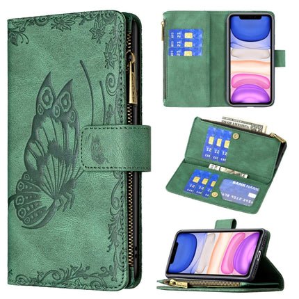 Flying Butterfly Embossing Pattern Zipper Horizontal Flip Leather Case with Holder & Card Slots & Wallet, For iPhone XS Max, For iPhone 11, For iPhone 11 Pro, For iPhone 11 Pro Max
