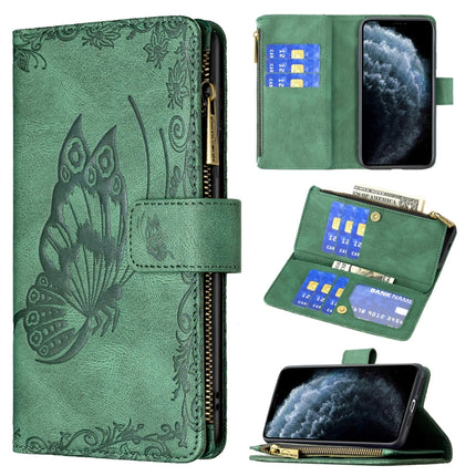 Flying Butterfly Embossing Pattern Zipper Horizontal Flip Leather Case with Holder & Card Slots & Wallet, For iPhone XS Max, For iPhone 11, For iPhone 11 Pro, For iPhone 11 Pro Max