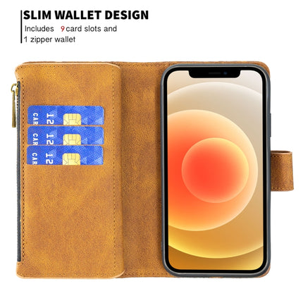 Flying Butterfly Embossing Pattern Zipper Horizontal Flip Leather Case with Holder & Card Slots & Wallet, For iPhone 12 mini, For iPhone 12, For iPhone 12 Pro, For iPhone 12 Pro Max