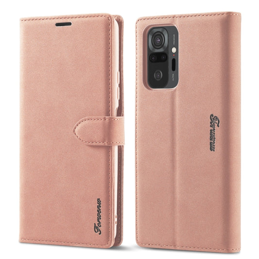 Forwenw F1 Series Matte Strong Magnetism Horizontal Flip Leather Case with Holder & Card Slots & Wallet & Photo Frame, For Xiaomi Redmi Note 10, For Xiaomi Redmi Note 10S, For Xiaomi Poco F3, For Xiaomi Mi 11i, For Xiaomi Redmi K40 Pro�����������������...