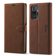 Forwenw F1 Series Matte Strong Magnetism Horizontal Flip Leather Case with Holder & Card Slots & Wallet & Photo Frame, For Xiaomi Redmi Note 10, For Xiaomi Redmi Note 10S, For Xiaomi Poco F3, For Xiaomi Mi 11i, For Xiaomi Redmi K40 Pro�����������������...