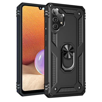Shockproof TPU + PC Protective Case with 360 Degree Rotating Holder, For Samsung Galaxy A32 4G