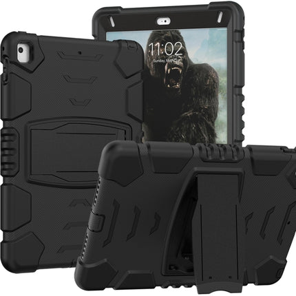 3-lagiger Schutzbildschirmrahmen + PC + stoßfeste Silikon-Kombinationshülle mit Halterung, für iPad 9.7 (2018) / (2017) / Air 2 / Pro 9.7, für iPad 10.2 2021/2020/2019