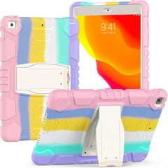 3-Layer Protection  Screen Frame + PC + Silicone Shockproof Combination Case with Holder, For iPad 9.7 (2018) / (2017) / Air 2 / Pro 9.7, For iPad 10.2 2021 / 2020 / 2019