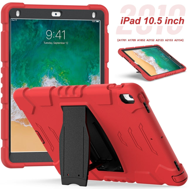 3-Layer Protection  Screen Frame + PC + Silicone Shockproof Combination Case with Holder, For iPad Pro 10.5 (2019) / (2017)