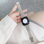 For Apple Watch Series 7  41mm / & 6 & SE & 5 & 4 40mm / Silver Gold