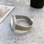 For Apple Watch Series  7  45mm / & 6 & SE & 5 & 4 44mm / Silver Gold